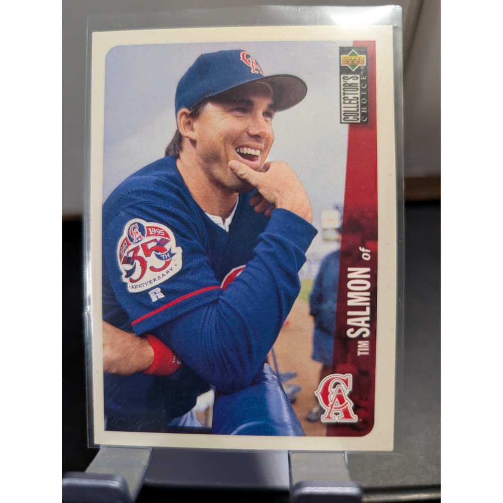1996 Upper Deck Collector's Choice Tim Salmon #75 California Angels MLB Card